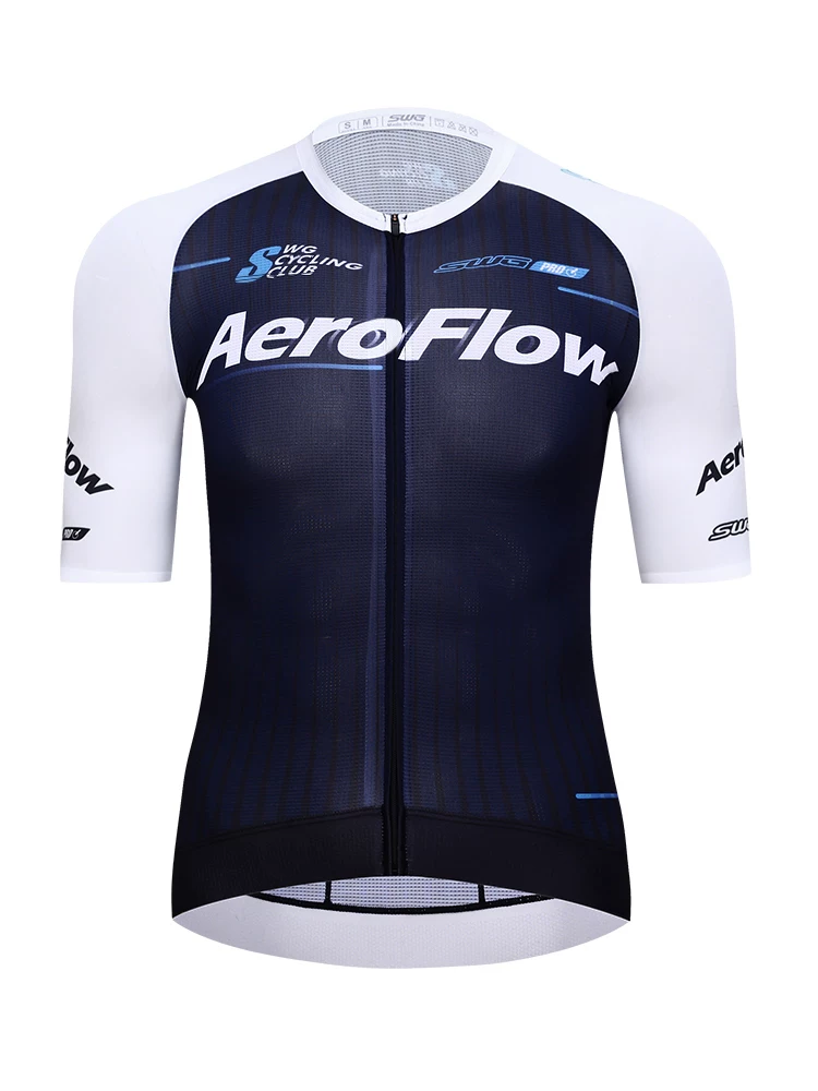 SWG Mingsheng cycling suit, men's summer competitive breathable quick drying short sleeved jumpsuit, double arrow seat cushion