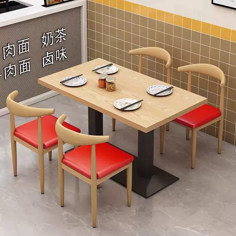 Dining chairs, fast food restaurants, dining table and chair combinations, small household rectangular dining tables, modern simple and luxurious dining tables