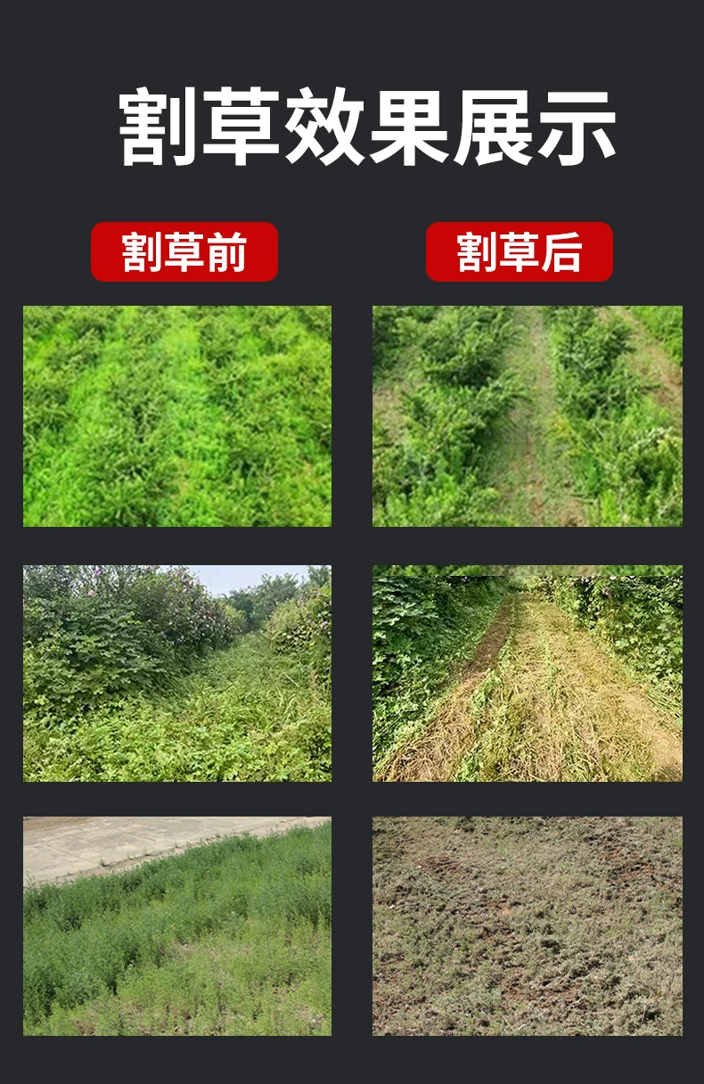 Remote controlled tracked lawn mower, all terrain reclamation machine, orchard hillside weeding and grass crushing machine, self-propelled lawn mower