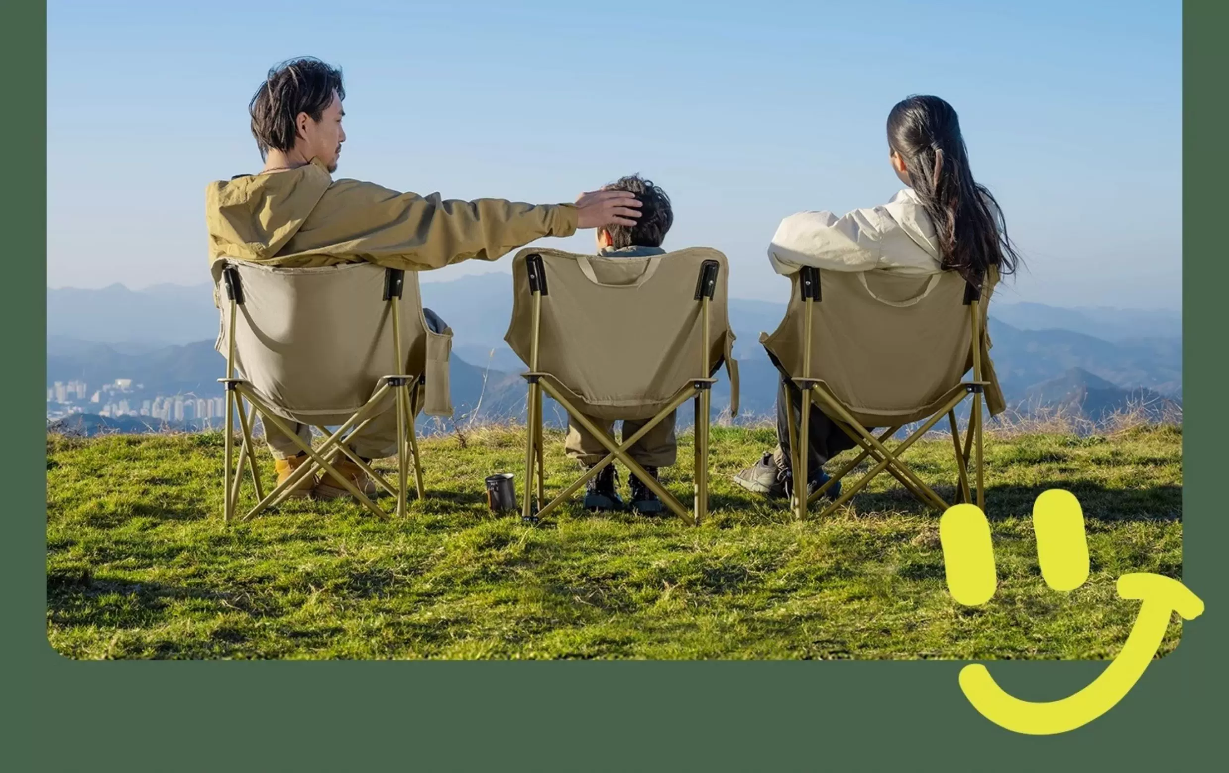 Lulinke Moon Chair Camping Chair Outdoor Folding Chair Portable Lounge Chair Fishing Chair Beach Chair Picnic Table and Chair