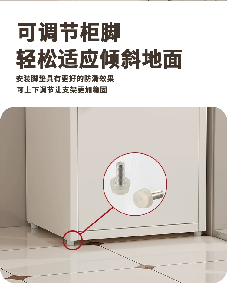 Honeycomb aluminum bathroom side cabinet, makeup room aluminum alloy storage cabinet, toilet stand cabinet, dry area side cabinet, high cabinet