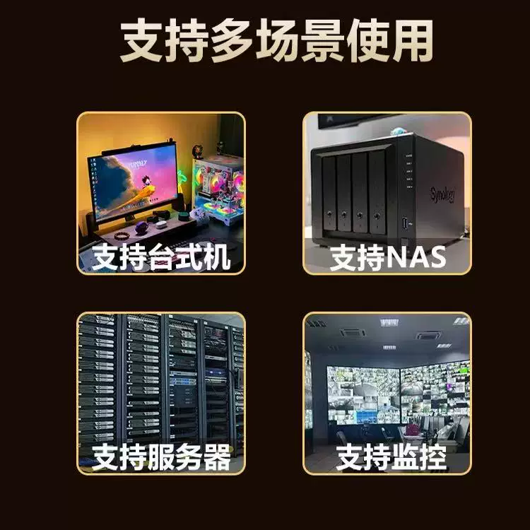 WD Western Digital Mechanical Hard Disk 500G/1TB/2TB/3TB/4TB/6TB Computer Monitoring NAS Vertical Chuangzhou