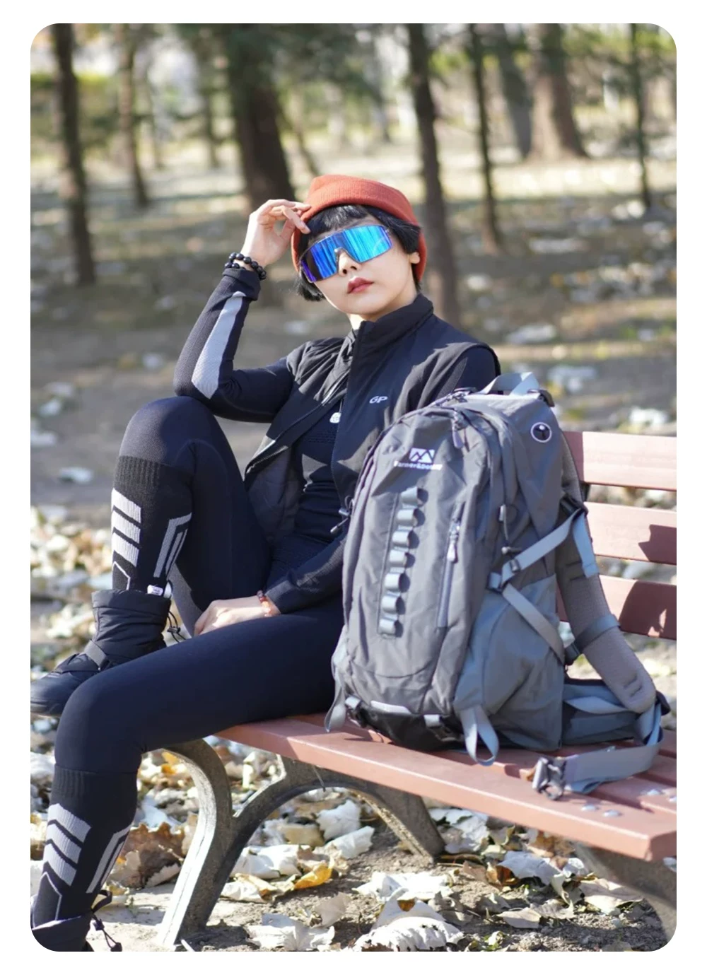 Farmer and Donkey Outdoor Mountaineering Bag Women's Travel Hiking Lightweight 30 liter Backpack System Backpack Men's Edition
