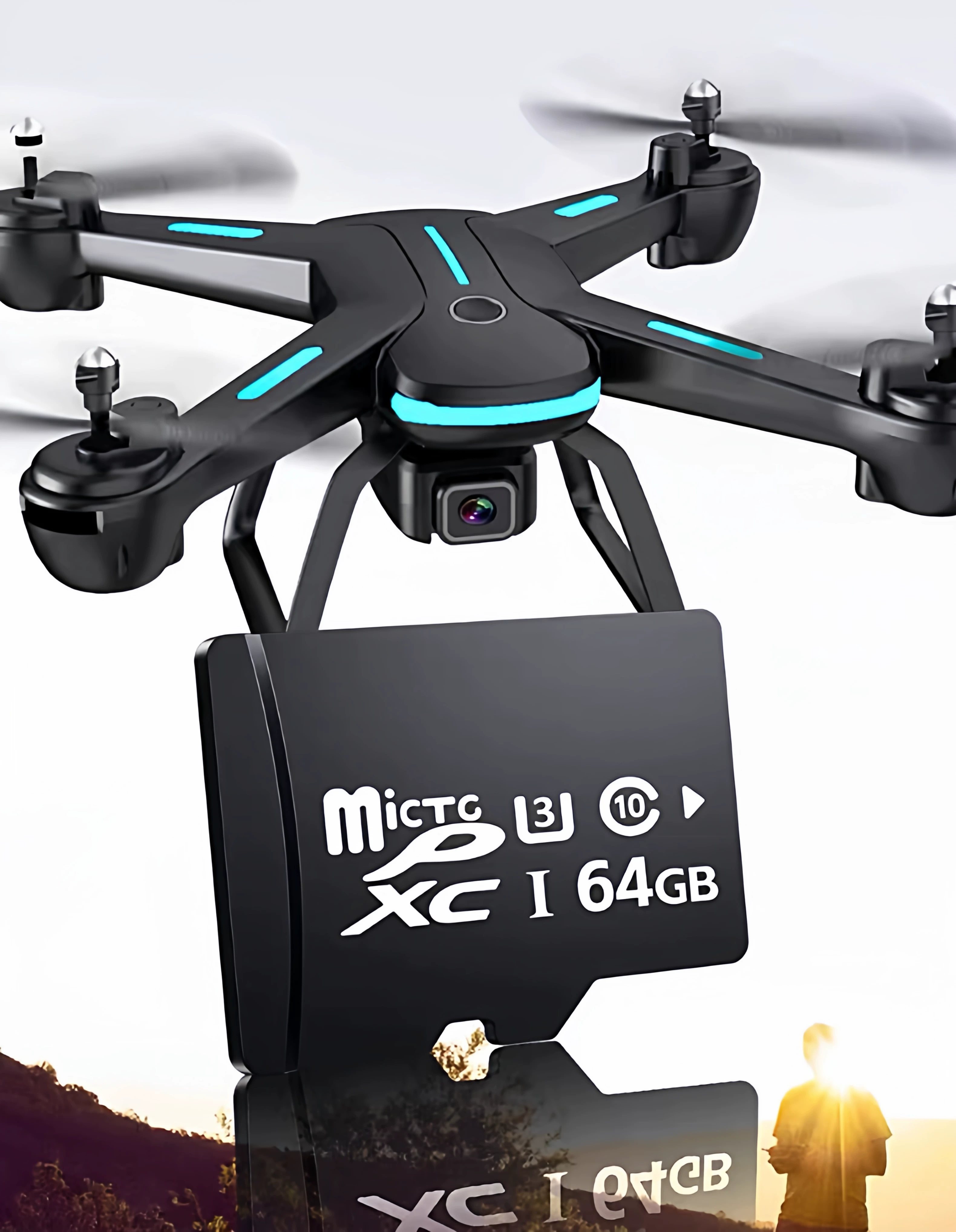 Wholesale 32G/64G/128G/256G/512G memory cards, mobile monitoring speakers, sound cameras, SD cards, TF cards