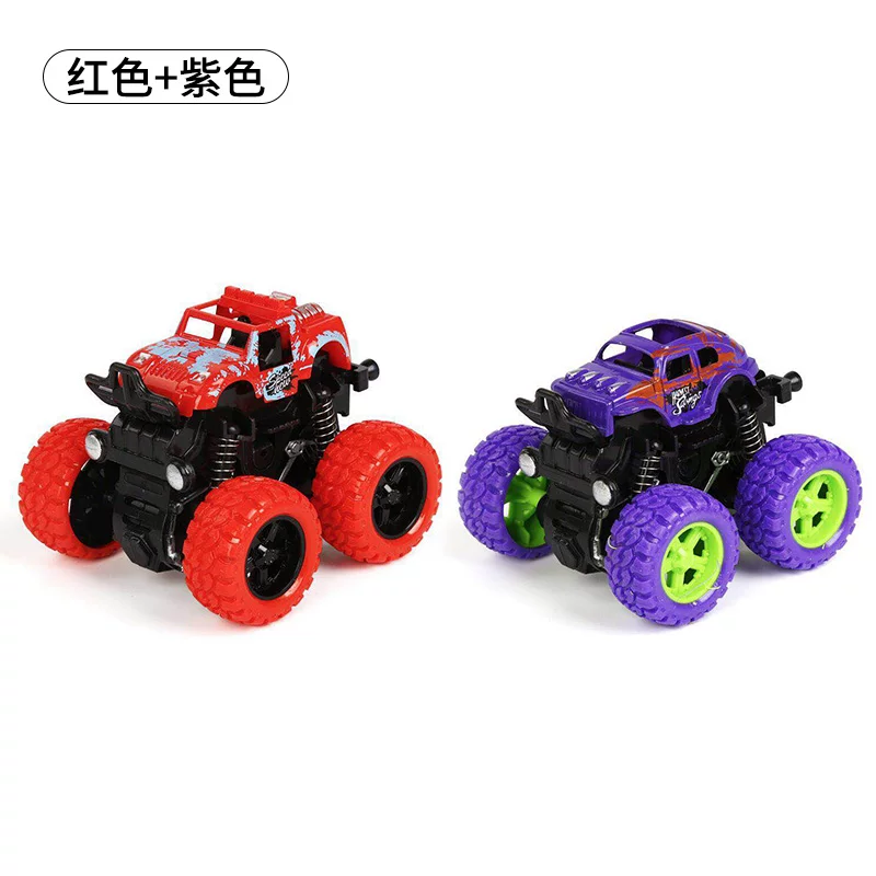 Inertial off-road vehicle toy super drop resistant climbing car model, nostalgic four-wheel drive toy car, like a real drop resistant car