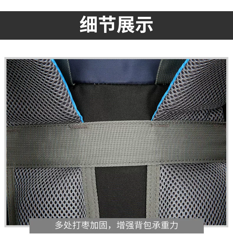 60+5L Professional Outdoor Mountaineering Large Capacity Lightweight Travel Hiking Backpack Waterproof Camping Backpack