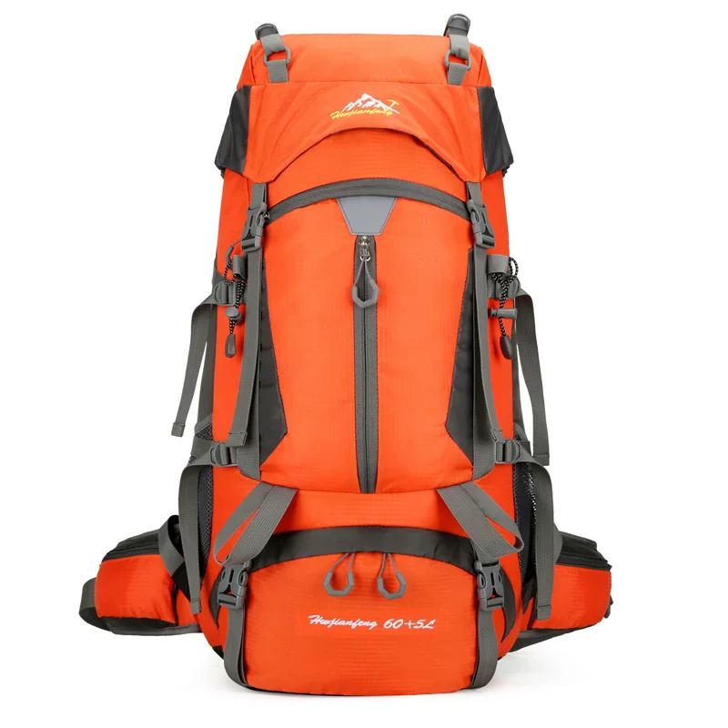 60+5L Professional Outdoor Mountaineering Large Capacity Lightweight Travel Hiking Backpack Waterproof Camping Backpack