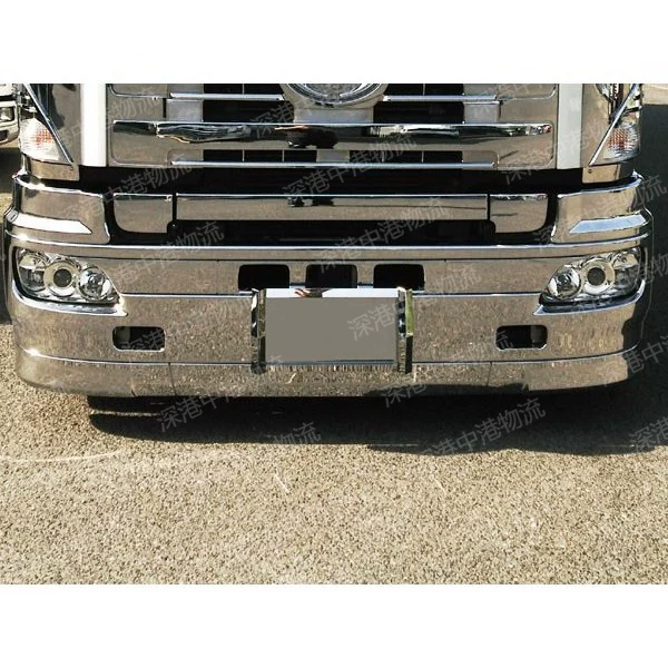 Подходит для больших грузовиков HINO Hino 700, модифицированный передний бампер, полностью гальванический объемный объемный передний бампер, объемная защита от столкновений