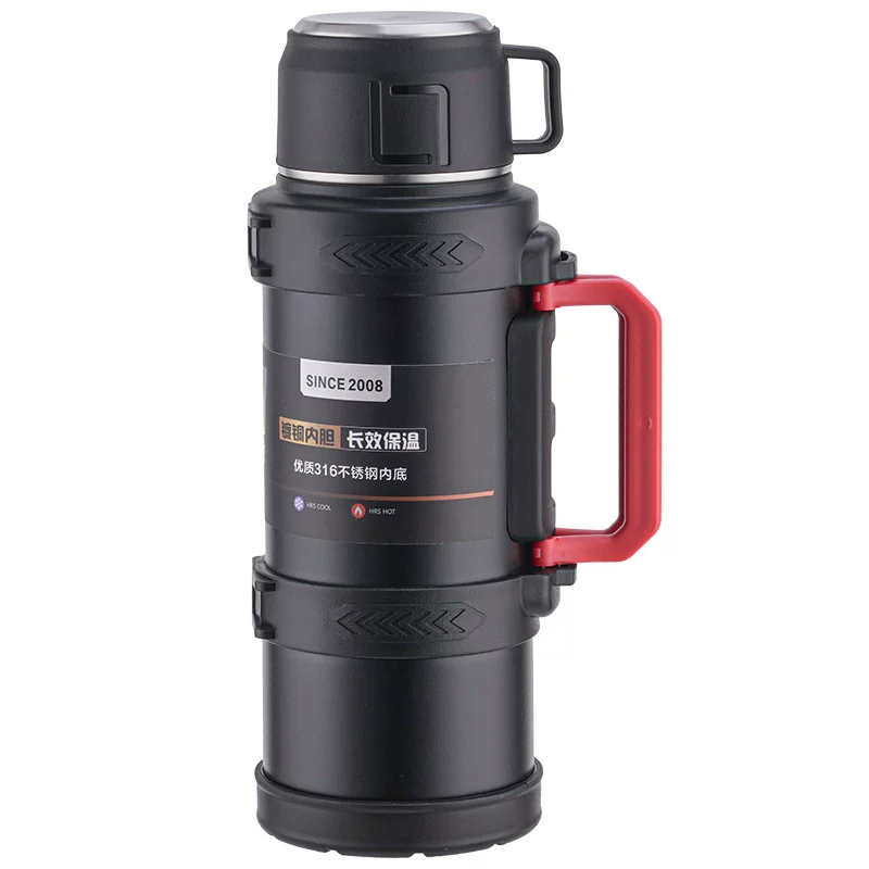 Insulated cup with a large capacity of 5000ml, portable outdoor household hot water bottle, authentic kettle, car water cup