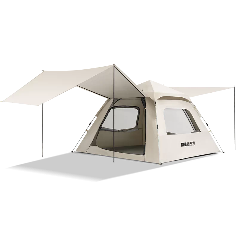 Explorer Tent Outdoor Folding Portable Camping Overnight Fully Automatic Skyline 2-in-1 Camping Equipment Complete Set