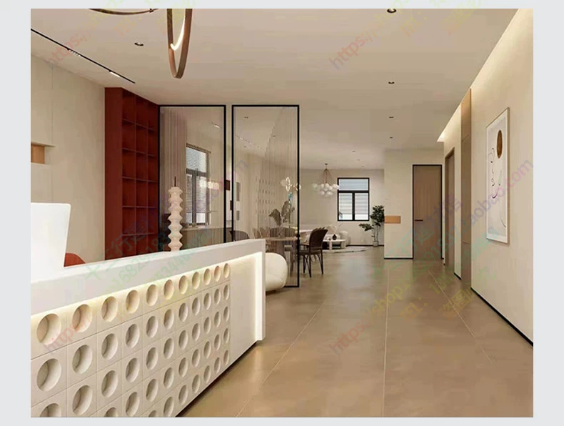 Lightweight hollow brick, PU cement component brick, nine grid art decoration wall, internet famous partition background, hollow porous brick