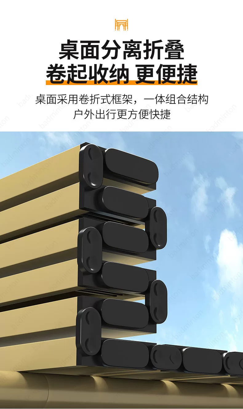 Outdoor folding dining table, car camping lightweight set, home retractable portable night market stall, lazy chair