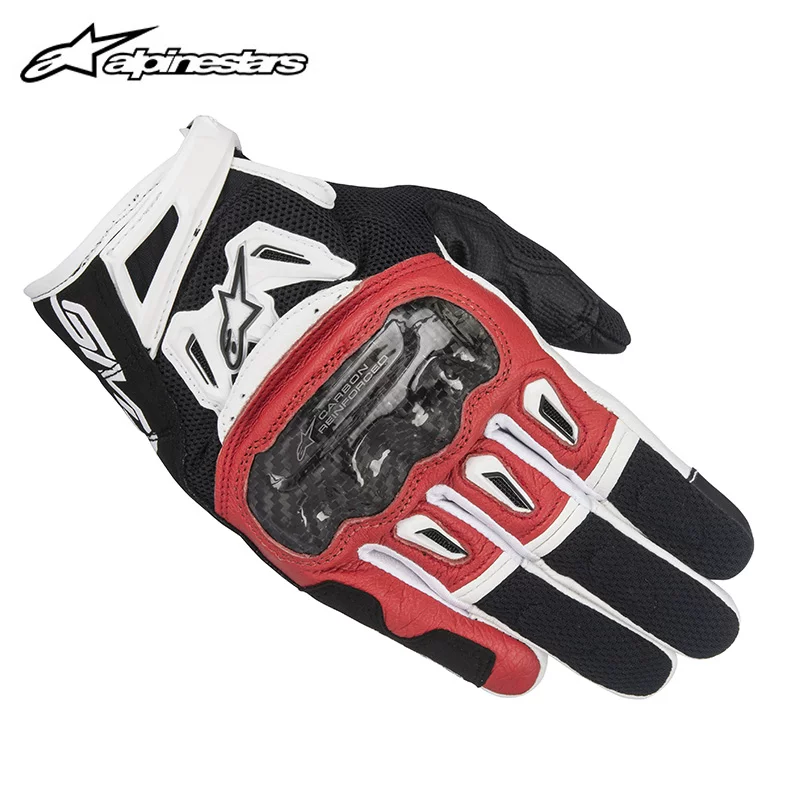 Alpha Alpine motorcycle gloves for summer motorcycle riding, carbon fiber anti fall gloves for men SMX-2 V2