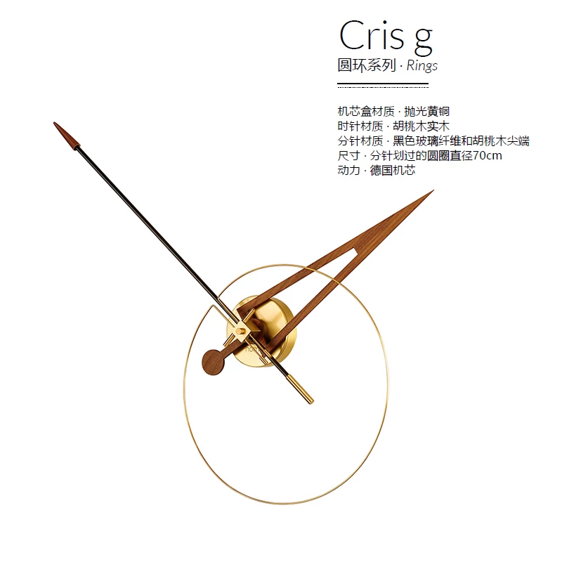 Nomon cris hanging bell wall clock sofa фоновые настенные настенные часы и простые домашние часы для часов, 2022