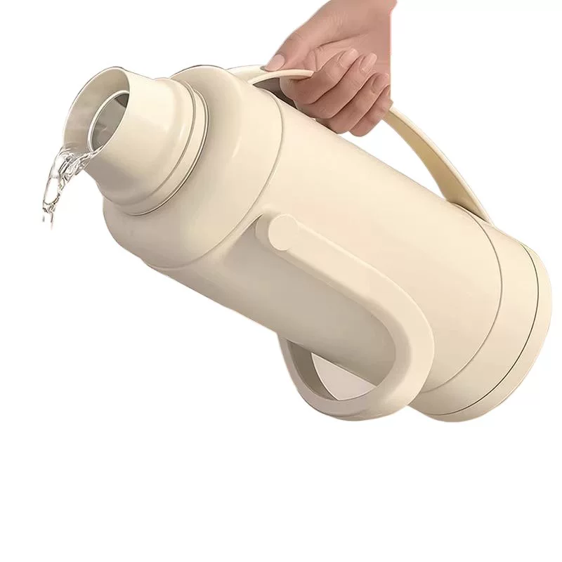 Hot Water Bottle, Warm Pot, Large Capacity Dormitory, Student Warm Bottle, Open Water Bottle, Home Vintage Glass Inner Pot, Insulated Water Bottle