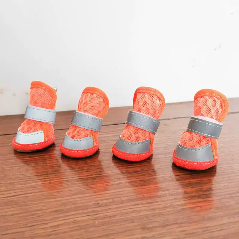 Dogse Those не падает с летних сандалий для собак, Boymei Vip Pet Dog Shoes Teddy Shoes, 4 комплекта из 4