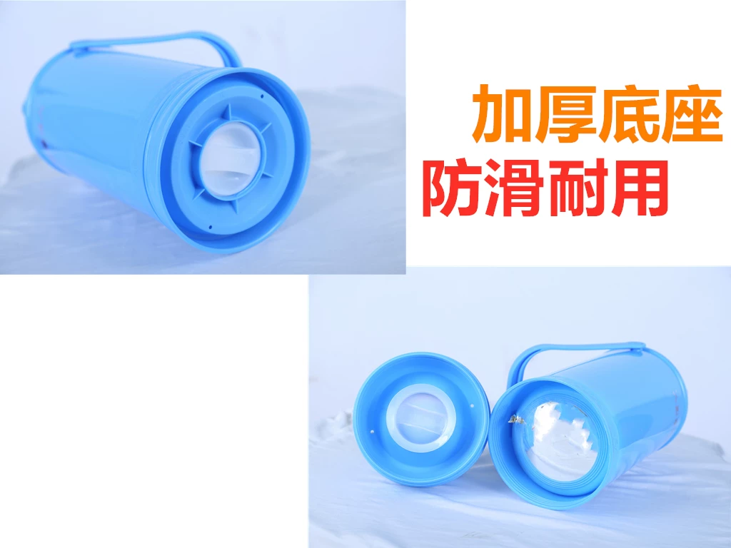 3.2L old-fashioned hot water bottle, household heater, student dormitory insulation, water bottle shell, large capacity glass tea bottle