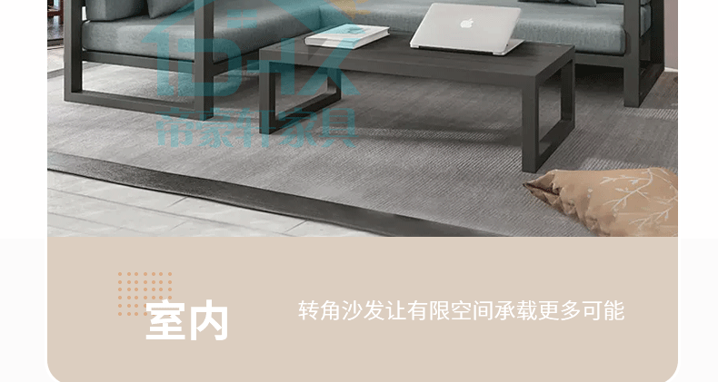 Outdoor Sofa, Courtyard Garden, Outdoor Aluminum Alloy Outdoor Tea Table Combination, Balcony, Leisure, Waterproof, Sunscreen, Rattan Weaving