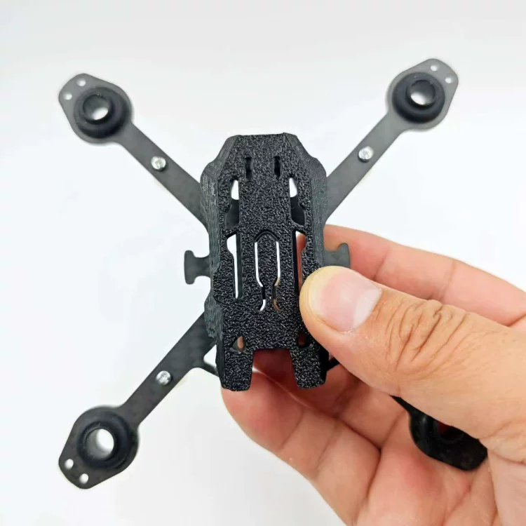 8520/8620 Hollow Cup DIY Four Axis Aircraft Crossover Machine Remote Control Aircraft Carbon Fiber Frame Anti Drop