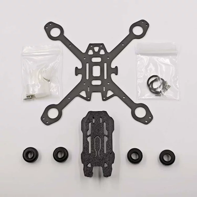 8520/8620 Hollow Cup DIY Four Axis Aircraft Crossover Machine Remote Control Aircraft Carbon Fiber Frame Anti Drop