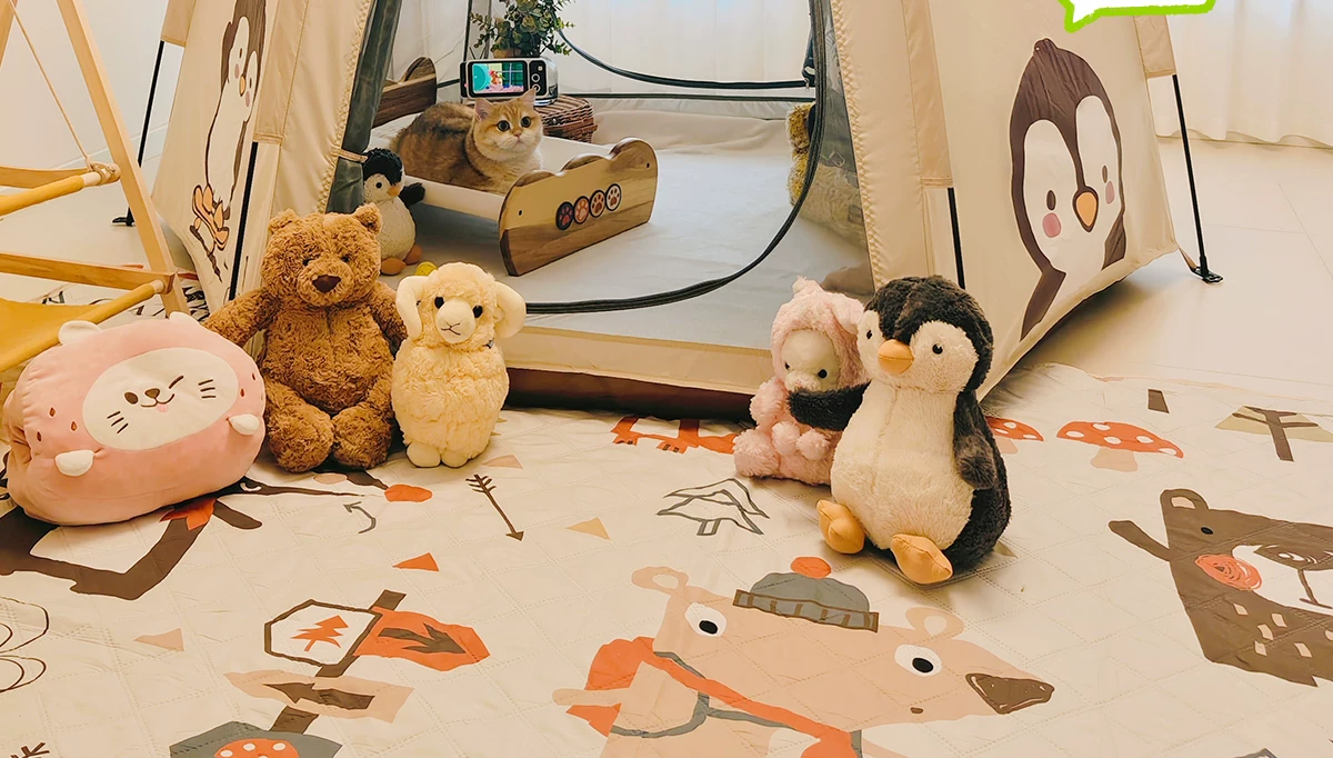 Camel Hug Goose Tent Portable Folding Indoor Secret Base Overnight 2025 New Children's Camping Equipment