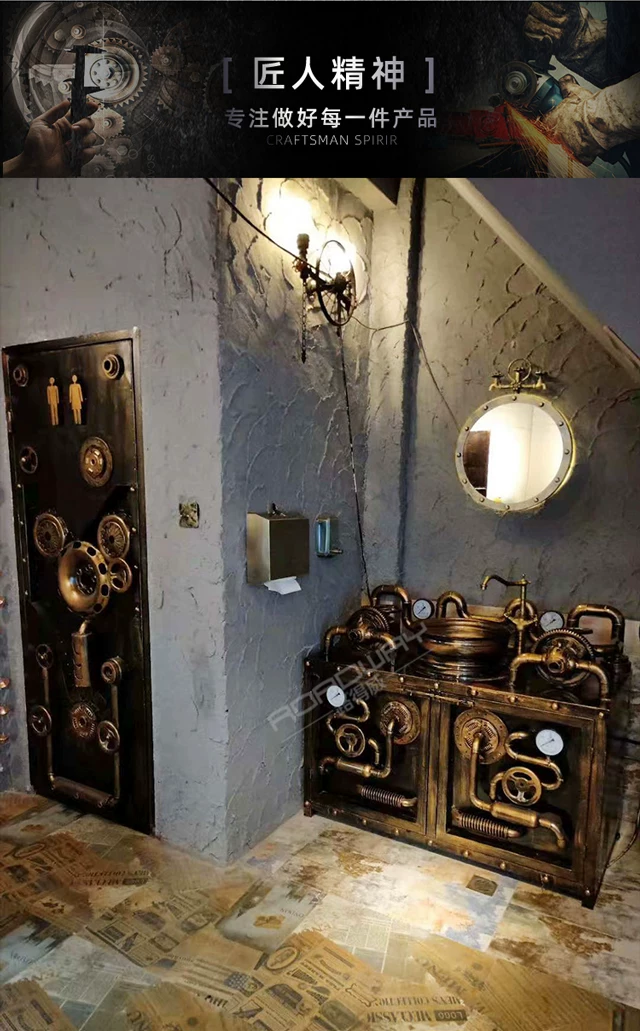 Напольная раковина в стиле LOFT