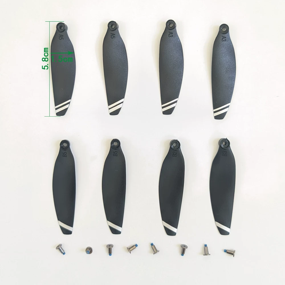 Buy two and get one free. Universal drone fan blade, drone propeller blade, model airplane, fan blade propeller, quadcopter, drone wing
