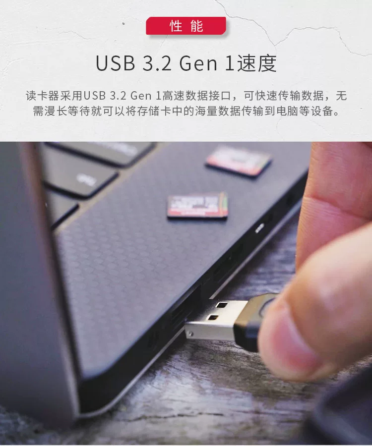 Kingston MLPM Fashion Portable Card Reader TF Card USB3.2 High Speed Reading High Performance Memory Card Partner