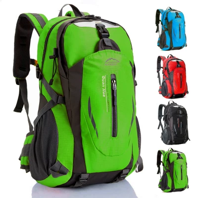 Outdoor hiking bag 40L large capacity lightweight travel backpack for men and women, waterproof riding backpack, backpack