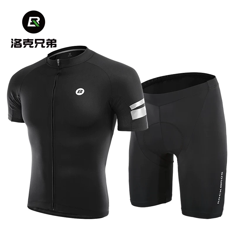 Rock Brothers Summer Short sleeved Shorts Men's and Women's Highway Mountain Bike Clothes ROCKBROS YKK Zipper Professional Cycling Equipment
