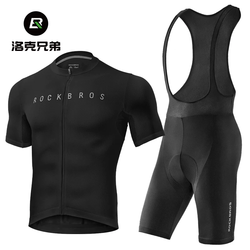 Rock Brothers Summer Short sleeved Shorts Men's and Women's Highway Mountain Bike Clothes ROCKBROS YKK Zipper Professional Cycling Equipment