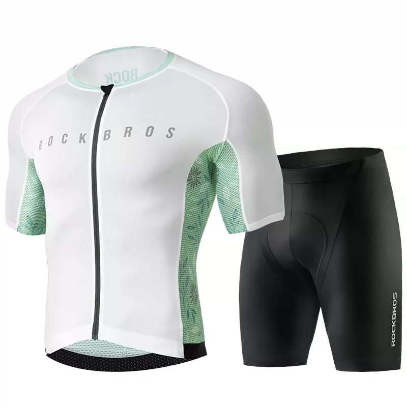 Rock Brothers Summer Short sleeved Shorts Men's and Women's Highway Mountain Bike Clothes ROCKBROS YKK Zipper Professional Cycling Equipment