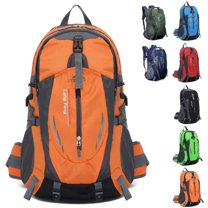 New lightweight outdoor hiking bag 40L waterproof nylon backpack for men and women hiking backpack cycling bag