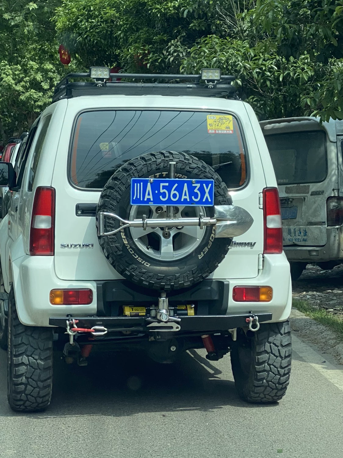 [【] Гимни задний соревновательный бар Anti -Collision Back Bumper Jimni Задний трейлер сзади