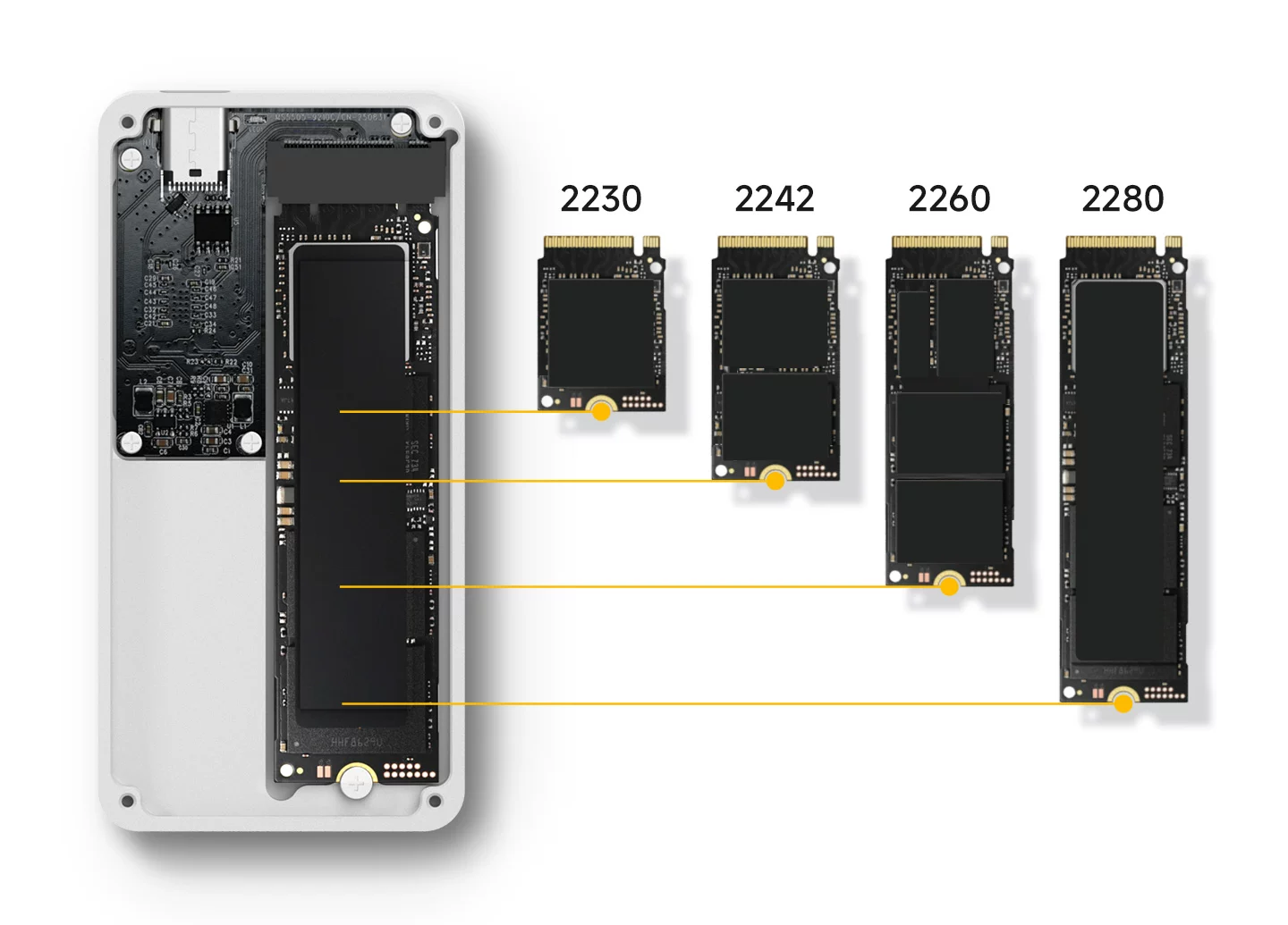 Внешний корпус для SSD с интерфейсом USB Type-C