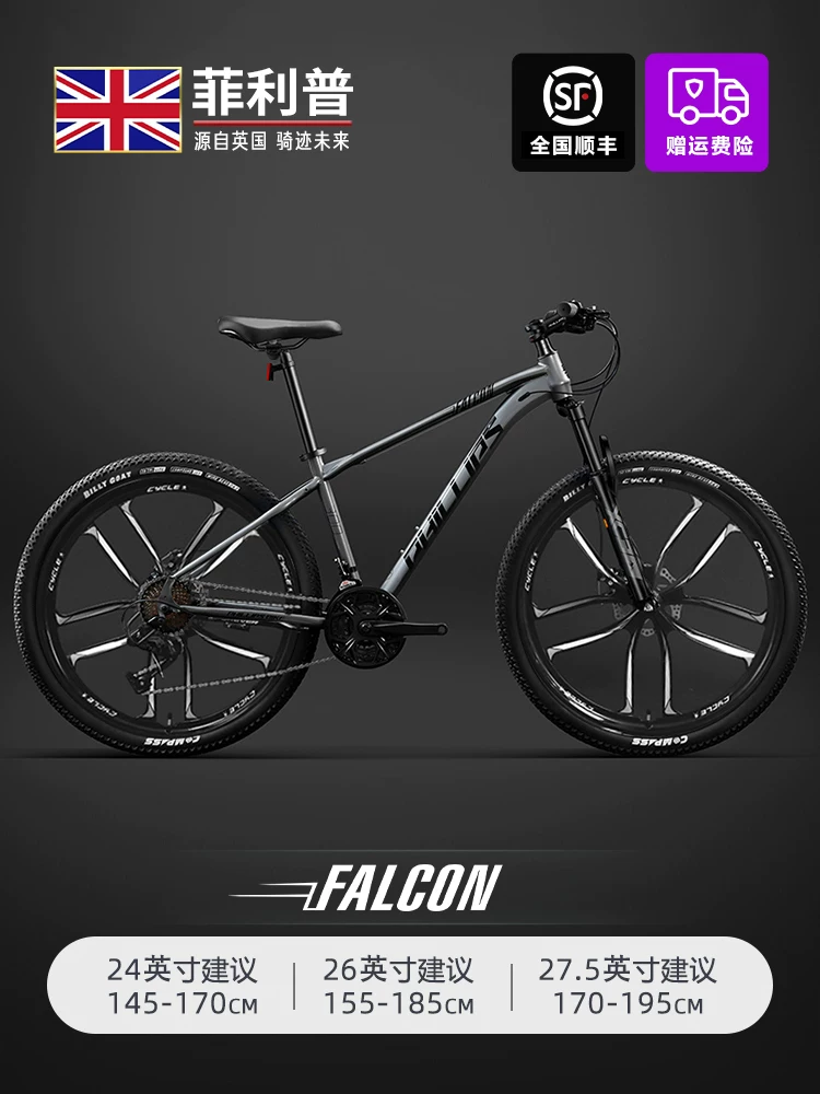 Philip 27 Speed Shock Absorbed Mountain Bike Adult Male Female 26 inch Off road Mountain Bike