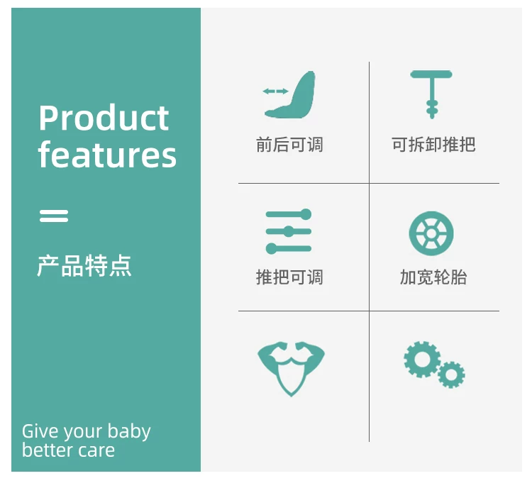 Star Child brand baby stroller, large size children's tricycle, suitable for babies aged 1-6 with push handle, high-end baby stroller with sunshade and storage basket, tricycle