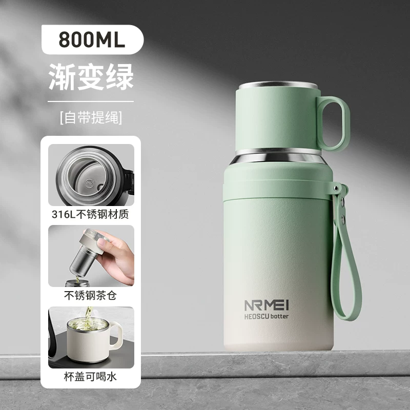 316 stainless steel insulated cup for men, large capacity 2026 new model, cold insulated steaming tea cup, water cup, kettle, genuine