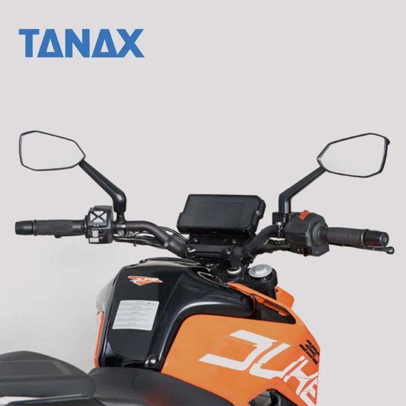 TANAX Японское импортное бренд Мотоцикл Зеркало Зеркало NA-001 Широколога Большого поля вида Fr Anti-Shock Высокая жесткость легкий вес