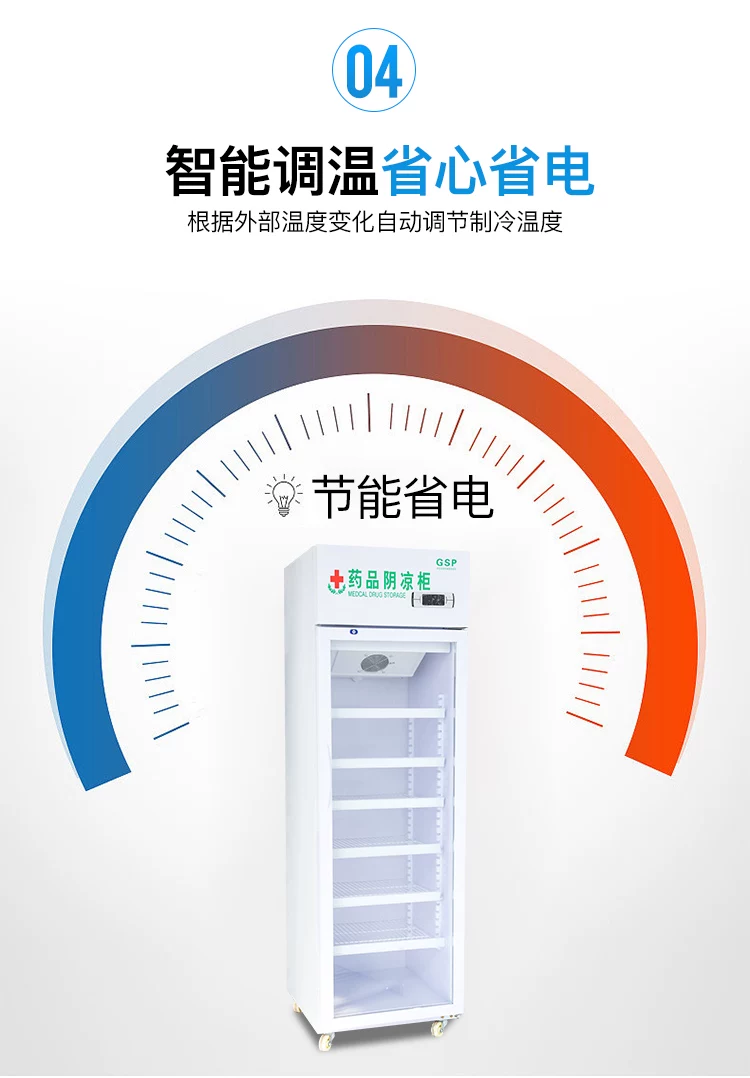 Медицинский холодильный шкаф Medicine Cool Cabinet, вертикальный, однодверный/двухдверный/трехдверный, 380 Вт, 1200 л