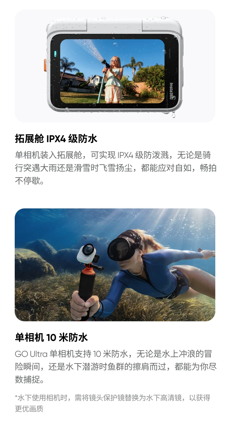 Экшен-камера Insta360 GO Ultra