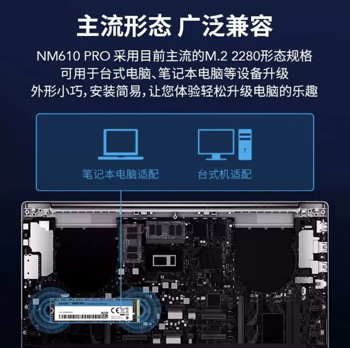 LEXAR NM610PRO M.2 Твердый диск твердых состояний 1T 2T 500GNVME ноутбук Desktop SSD