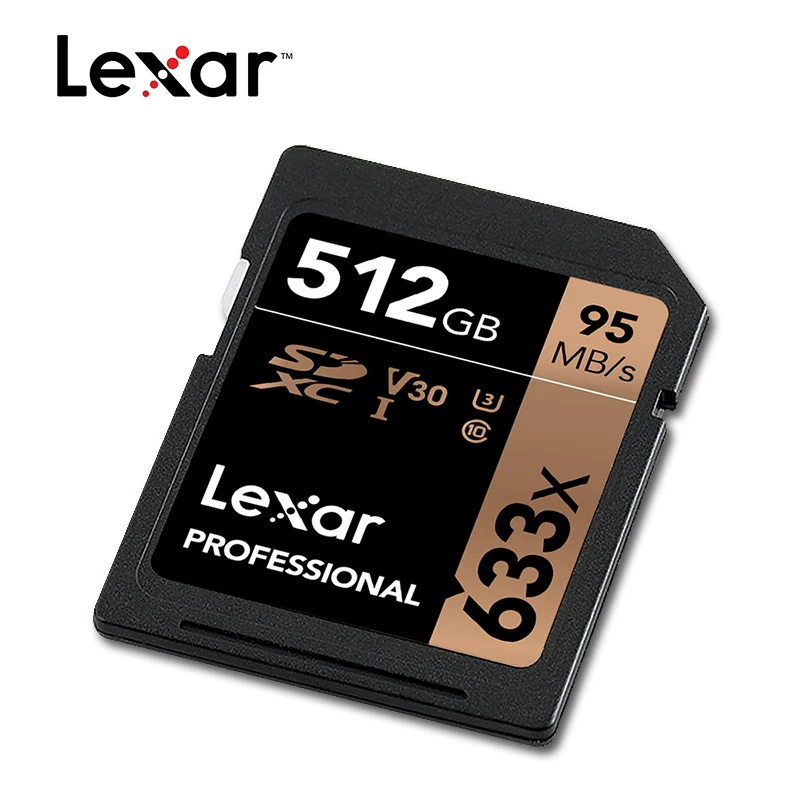 [SF бесплатная доставка] REX SHA 512G Карта памяти Цифровая камера SD Card 4K High -Speed ​​U3 SLR Camera SDXC Card