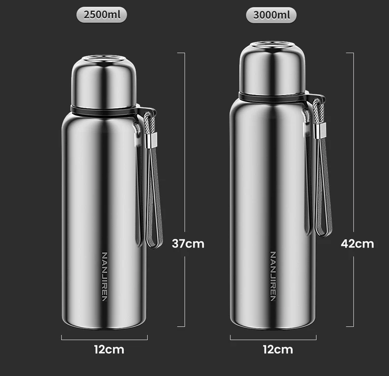 316 stainless steel insulated cup, men's and women's tea cup, large capacity water cup pot, 2025 new portable large bottle, genuine product