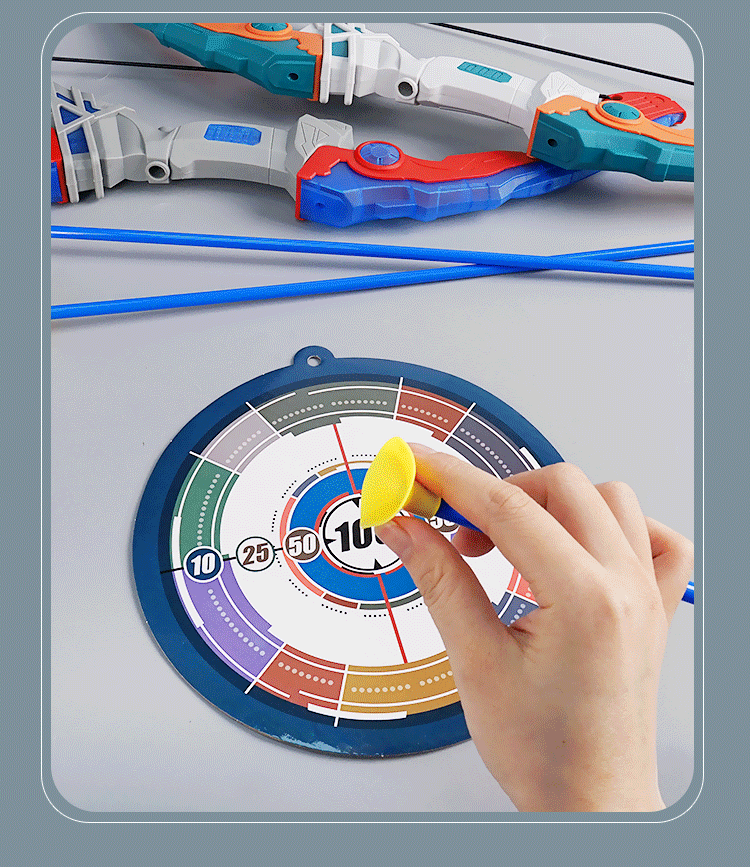 Children's Bow and Arrow Toy Set Beginner Shooting Archery Crossbow Target Full Set Professional Suction Cup Children Outdoor Sports Boys