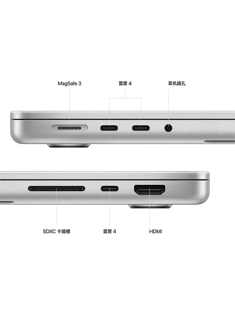 Apple, легкий и тонкий ноутбук с чипом для школьников и студентов, macbook pro, 16 дюймов, 2023, официальный флагманский магазин
