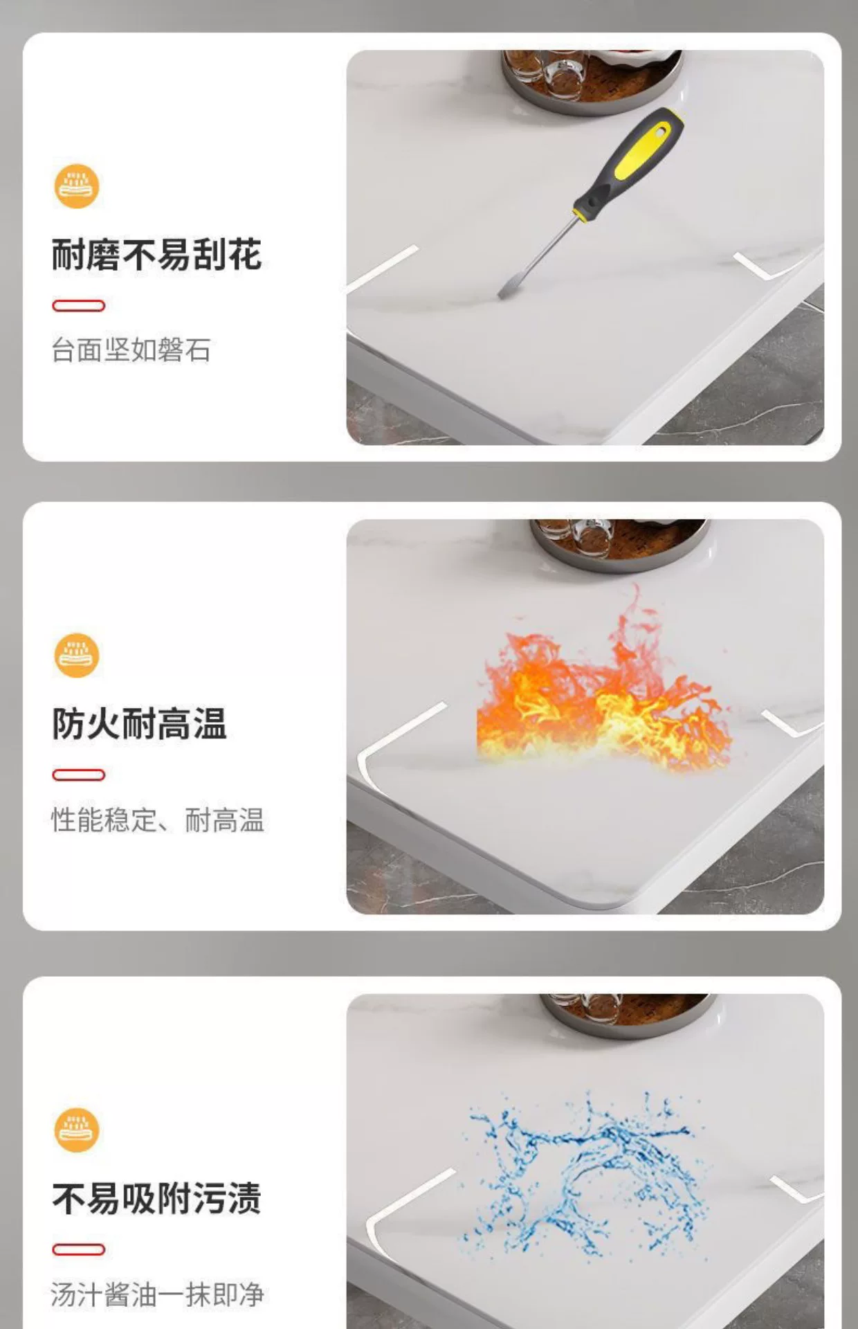 Tempered glass dining table and chair combination, modern and simple household dining table, dining room kitchen, living room table and chair combination