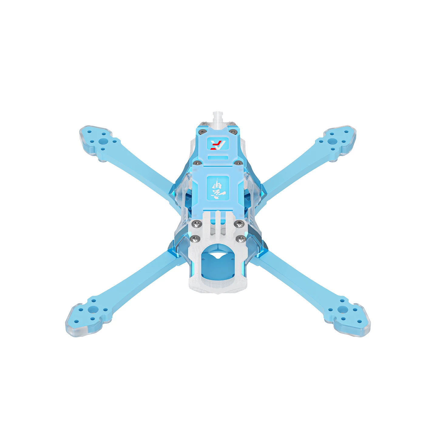 Axisfiling Cool Fly Bando 5-inch Flower Fly Drone Explosion resistant FPV Crossover Machine Assembly Positive X Rack Accessories