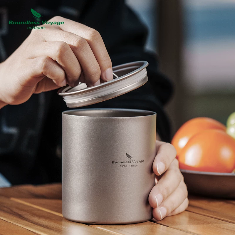 Кофейная чайная чашка для кемпинга, 350 мл, защита от ожогов