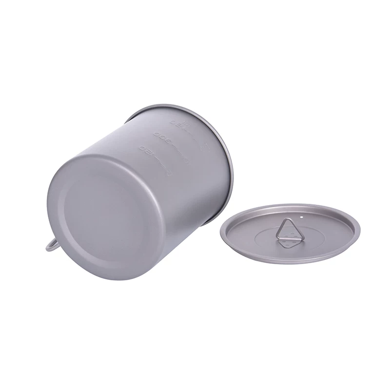 Biwei Pure Titanium Water Cup Outdoor Cumping Camping Coffee Cufe Coffee Coffee Light Portable Mug однослойная чашка для кипячения